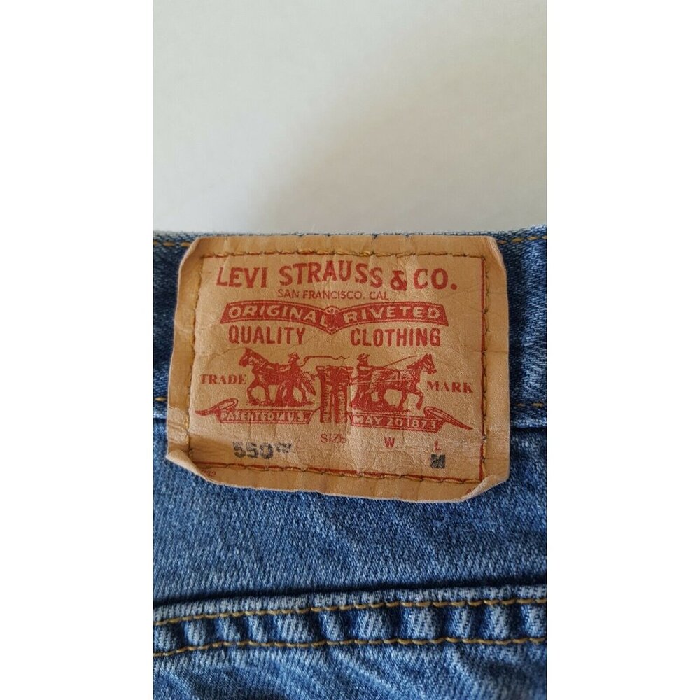 Levi's 550 Womens Vintage Jeans 10 M High Rise Relaxed Fit Tapered Leg  28/30 - Picture 7 of 12